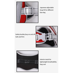 New dog chest strap with traction rope for large dog vest type dog rope dog belt spot factory direct - Product Image 3