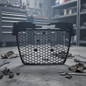 Pour ABS noir brillant <span class=keywords><strong>Audi</strong></span> <span class=keywords><strong>TT</strong></span> TTRS pare-chocs avant Facelift Grille - Product Image 4