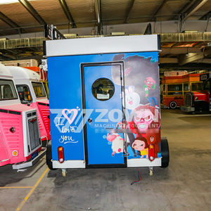 Remolque de Comida Móvil de Fibra de Vidrio y Acero Inoxidable, Totalmente Equipado, para Venta de Comida Rápida, Helados, Hot Dogs, Papas Fritas y Otros Aperitivos - Product Image 4