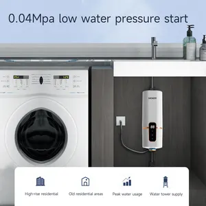 Moker marca 5500W Mini portatile elettrico scaldabagno istantaneo rubinetto dell'acqua calda doccia cucina domestica bagno senza serbatoio