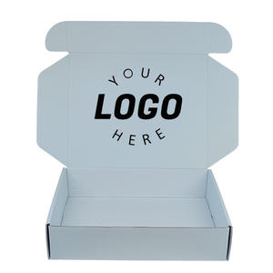 El fabricante personaliza cajas <span class=keywords><strong>de</strong></span> transporte <span class=keywords><strong>de</strong></span> <span class=keywords><strong>correo</strong></span> plegables <span class=keywords><strong>de</strong></span> buzón <span class=keywords><strong>de</strong></span> cartón corrugado azul con logotipos impresos personalizados - Product Image 3