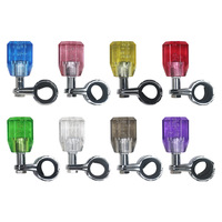 GUTO Bouton de commande universel en acrylique et métal pour volant, accessoires de voiture colorés