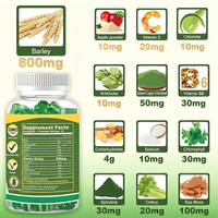 Gummies personnalisées à base d'herbe d'orge et de vitamine C – Prix usine OEM/ODM – Complément alimentaire pour la santé intestinale