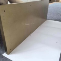 Panneau en aluminium brossé cuivre antique personnalisé, durable et fabriqué avec précision, fabrication professionnelle de panneaux en aluminium en relief