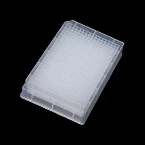 V-bottom 240uL PP Plastic 384 Square Microplate Lab test DNA/RNA extraction Deep Well Plate