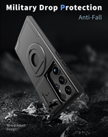Protection de fenêtre coulissante pour lentille un anneau pour gouverner coque de téléphone pour Samsung S24 S23 ajustement Ultra parfait charge sans fil
