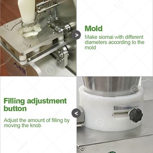 Manual automático Siumai Shu Mai Sumai Shaomai <span class=keywords><strong>Shomai</strong></span> Siomai totalmente moldeador hacer máquina de envolver - Product Image 5