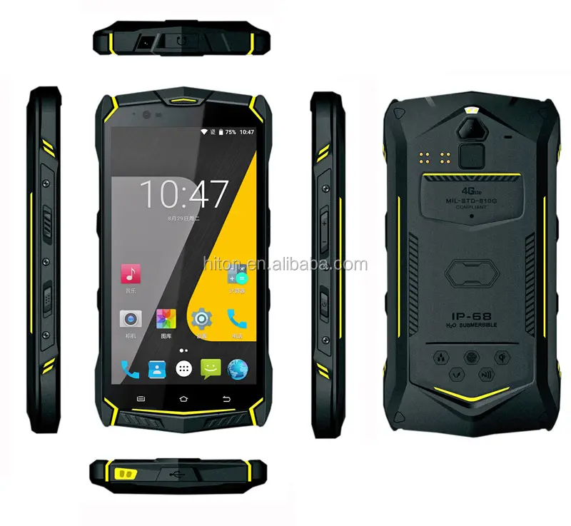 Cubot — téléphone portable robuste IP68, écran de 5.5 pouces, smartphone MTK6755, octacœur, 4G LTE, support BT/ WIFI/ PTT/ GPS/ NFC/ Beidou