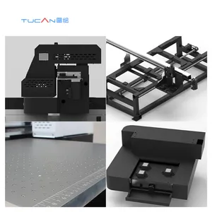 60*90 Cm Uv Flatbed Printer Xp600 Digitale Inkjet Mini Led Uv-Drukmachine Voor Pen Telefoonhoes Glazen Mok UV-Printer