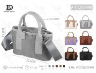 Borsa a tracolla da donna per il pranzo, in tessuto non tessuto, con chiusura a cerniera, per uso quotidiano - Product Image 1