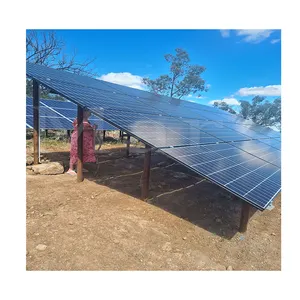 सौर पैनल प्रणाली 100kw 200KW 300KW खेत के लिए बंद ग्रिड सौर ऊर्जा ग्रिड पर औद्योगिक सौर ऊर्जा प्रणाली उत्पाद