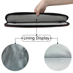 13/14/15/<span class=keywords><strong>16</strong></span> pulgadas Business Brown Crocodile PU Leather Laptop Sleeve Document Bag Maletín <span class=keywords><strong>para</strong></span> <span class=keywords><strong>Macbook</strong></span> Air <span class=keywords><strong>Pro</strong></span> Computer - Product Image 3