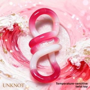 ของเล่นบิดเปลี่ยนสีตามอุณหภูมิ ยี่ห้อ Tangl ของเล่นดนตรีสำหรับเด็กสมาธิสั้น ของเล่นบีบคลายเครียดเรืองแสง ของเล่นยอดฮิตในอินเทอร์เน็ต - Product Image 3