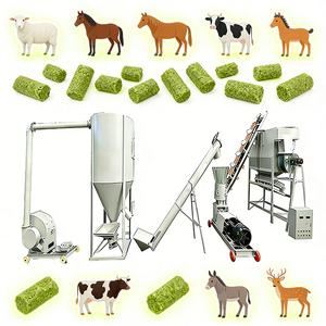 Ligne de production de granulés d'aliments pour animaux sur mesure pour zoos, matrice réglable 2-10 mm, gestion des recettes de granulés - Product Image 6