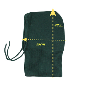HZM-24339 hiver <span class=keywords><strong>cagoule</strong></span> Ski <span class=keywords><strong>tricot</strong></span>é à capuche cou col casquette femmes cache-oreilles tête bonnet chapeau Bonnet masque réglable - Product Image 3