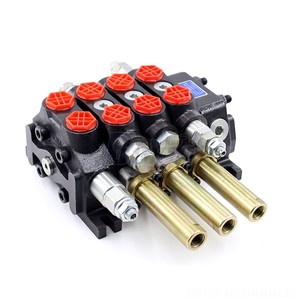วาล์วไฮดรอลิกแบบหลายทาง Dcv60 60 ลิตร/นาที 350 บาร์ G3 4 เกลียวใน วาล์วควบคุมทิศทาง 6 ทาง ผลิตจากเหล็กหล่อ - Product Image 1