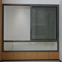 Fenêtre coulissante en aluminium au design personnalisé avec moustiquaire glissière de fenêtre en aluminium à rupture thermique anti-insectes