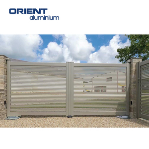 Porte coulissante en <span class=keywords><strong>aluminium</strong></span> de haute qualité de <span class=keywords><strong>4m</strong></span> pour la maison, la cour et le jardin. - Product Image 3