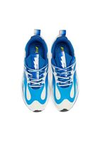 Chaussures de sport personnalisées Rad Black Kids Geleza Runner, tige en polyester respirant, semelle intermédiaire PEBAX, doublure en mesh, semelle extérieure en caoutchouc flexible.