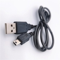 Cable de Carga Mini USB Estándar USB 2.0 a Mini B Macho, Cable Mini USB Duradero