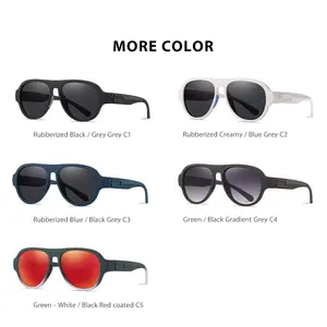 Kacamata hitam pria 2024 baru kualitas tinggi ukuran besar kacamata hitam Label pribadi kacamata hitam Retro trendi mewah wanita tr 90s
