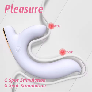 Masajeador Vibrador de Silicona Personal de Doble Punta para Mujer, Tipo Varita - Product Image 4