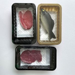 RUNFU 100mm X 180mm Tampons absorbants Dri-Loc pour boucherie, 60 grammes, qualité alimentaire PE, usage industriel, absorption 40-50ml - Product Image 3