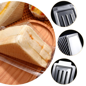 Contenedor Ecológico Transparente de Plástico para Almacenamiento de Alimentos, Caja Triangular para Empacar Rebanadas de Pastel y Sándwiches para Llevar - Product Image 2