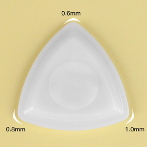 Plectre de guitare triangulaire à LED tactile 0,6/0,8/1,0 mm pour guitare électrique - Product Image 3