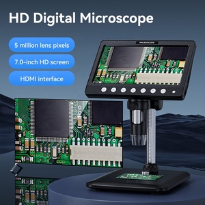 Anesok330h 7inch Màn hình màu kính hiển vi điện tử máy ảnh 1200x 5MP kính hiển vi kỹ thuật số cho máy ảnh Hàn - Product Image 2