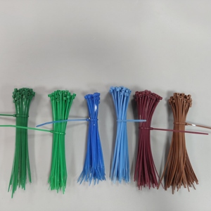 Attache de sécurité auto-bloquante en nylon 66 résistant à la chaleur, écologique, certifiée ROHS GSG, taille personnalisée, pour câbles électroniques, peignes et jouets - Product Image 1