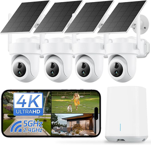 4G Năng Lượng Mặt Trời Powered Home An Ninh Hệ Thống 4K Tầm Nhìn Ban Đêm 4CH Máy Ảnh 64GB Cơ Sở Nhà Lưu Trữ Địa Phương Bộ Dụng Cụ Ngoài Trời - Product Image 1