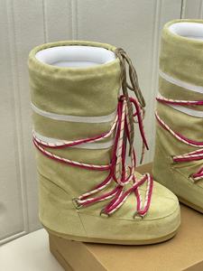 Botas de Nieve Cálidas con Suela Gruesa para Hombre, Invierno 2026, Nuevas Botas de Algodón con Costuras de Piel, Botas de Nieve de Moda Cómodas y Cálidas - Product Image 5