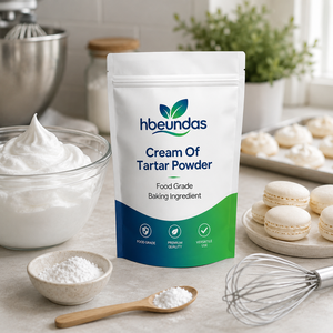 Crème de tartre en poudre de qualité alimentaire, stabilisateur de blanc d'œuf, ingrédient de pâtisserie, certifié HACCP ISO HALAL KOSHER, durée de conservation de 24 mois - Product Image 2