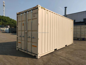 Conteneur de stockage à double porte résistant aux intempéries 20HQ |   Accès au tunnel High Cube de 9'6'' - Product Image 3