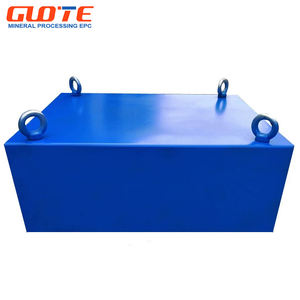 Altura 200mm Placa magnética Separador de hierro magnético Suspensión Imán Cinta transportadora Separador magnético - Product Image 2