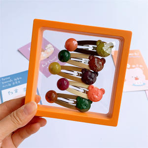 Gift Box Pack Girls Mini <strong>Hair</strong> Bangs Clip Cartoon Character Hairpin Cute Animal Flowers Love <strong>Sugar</strong> <strong>Hair</strong> Accessories Set - Product Image 6