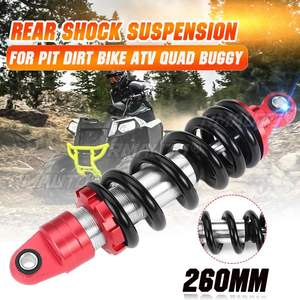 Amortisseur pneumatique universel 260 mm 11 pouces, ressort de suspension arrière pour scooter, moto tout-terrain, VTT, quad, buggy - Product Image 1