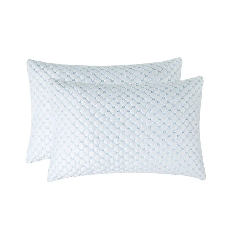 Almohadas de diseño personalizado para dormir, almohada ortopédica de espuma viscoelástica para cervicales
