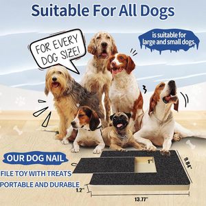 JQ Foldable Adjustable Dog <strong>Scratch</strong> <strong>Pad</strong> Dog <strong>Scratch</strong> Board Double Sided Dog Nail Scraper <strong>Pad</strong> for Clippers Alternative - Product Image 4