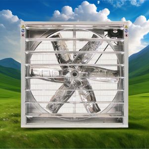 พัดลมดูดอากาศแบบดันดึง LongWell สำหรับฟาร์มสัตว์ปีก พัดลมระบายอากาศอุตสาหกรรมทรงพลังสำหรับฟาร์มสัตว์ปีก เรือนกระจก และโรงเรือนเลี้ยงไก่ - Product Image 3