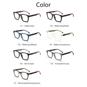 Montures de lunettes rondes <span class=keywords><strong>vintage</strong></span> en TR90, couleur mate unie, pour femmes et hommes, vente en gros du fabricant - Product Image 5