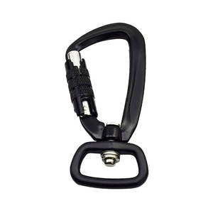 360 Degree Rotatable Spinner Carabiner Self Auto Lock Carabiner Swivel Rotating Ring Outdoor Keychain Hook