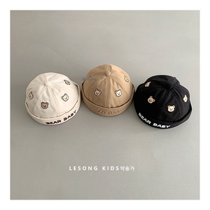 หมวกเบบี้แลนด์ลอร์ด สปริง นิวสไตล์ หมวกปักลายหมีสำหรับเด็กผู้ชาย/เด็กผู้หญิง หมวกมิกิ - Product Image 3