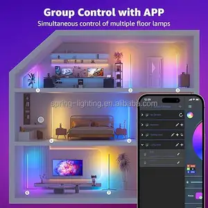 Smart Indoor LED Licht leiste RGBIC Magic Color Corner Stehlampe LED Stehle uchte 5V/2A USB Power APP Control