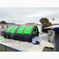 Arène de paintball gonflable de haute qualité, vente chaude, dôme portable, tente de paintball