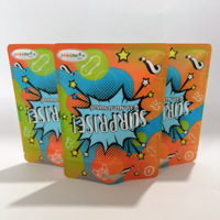 Pochette personnalisée imprimée, écologique, de qualité alimentaire, multi-usages, biodégradable, à trois soudures latérales, refermable pour aliments et non-aliments mm