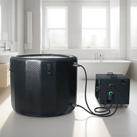 Refroidisseur d'eau Fuerle 1HP, équipement de refroidissement d'eau, générateur de refroidissement d'eau, refroidisseur de bain de glace pour la récupération des athlètes