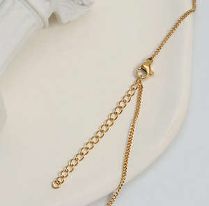 Jietao personnalisé bijoux simples en acier inoxydable croire cercle pendentif collier gravé charme Mantra cadeau d'encouragement pour les filles - Product Image 6