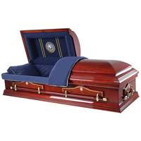 Venta Directa de Fábrica: Ataúdes y Urnas de Madera Estilo Americano de Precisión para Honores a Veteranos, Suministros Funerarios al por Mayor, Hechos en China